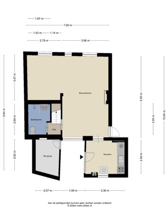 Floorplan - Akkerstraat 4, 5298 CN Liempde